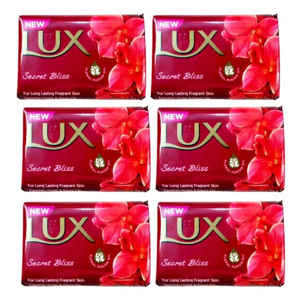 Bath and Body 58 LUXs Secret Bliss Soap Pack of 6 – 120g Each