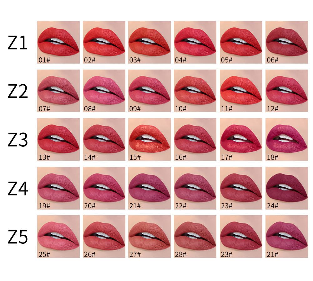 Missrose 6 Color Morandi lipstick 11 Missrose 6 Color Morandi lipstick - Image 9