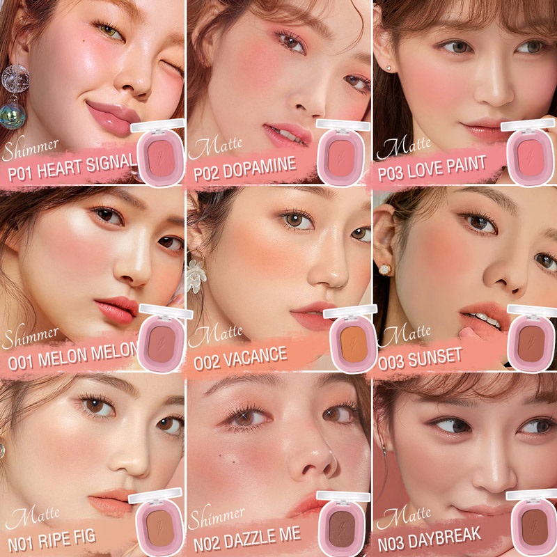 PINKFLASH Chic In Cheek Blush 9 Shades 2 pinkflash chic in cheek blush 9 shades PINKFLASH Chic In Cheek Blush 9 Shades