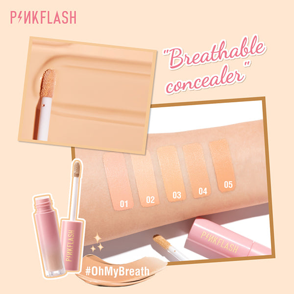 PINKFLASH Lasting Matte Concealer In 5 Shades 2 pinkflash lasting matte concealer in 5 shades PINKFLASH Lasting Matte Concealer In 5 Shades
