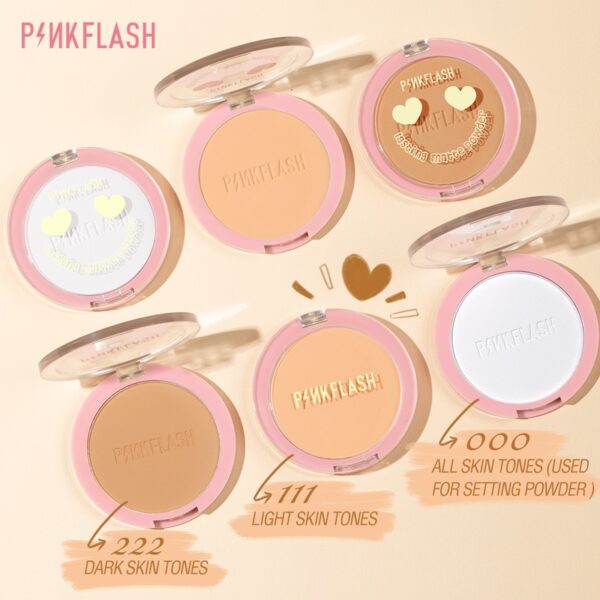 Makeup 37 PinkFlash Long Lasting Matte Pressed Powder In 3 Shades