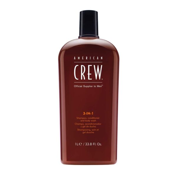 Bath and Body 3 American crew 3-in-1 Shampoo, Conditioner, Body Wash 250ML