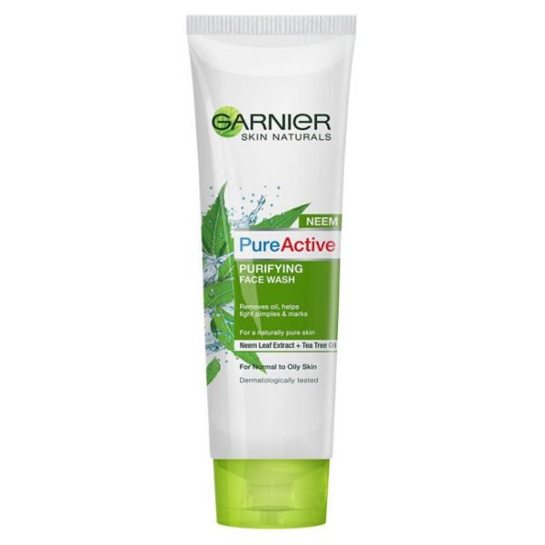 Garnier Skin Naturals Pure Active Neem Purifying Face Wash 100ml