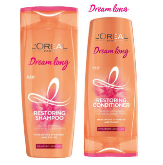 Loreal Dream long restoring shampoo 360ml + conditioner 175ml 1 Loreal Dream long restoring shampoo 360ml + conditioner 175ml