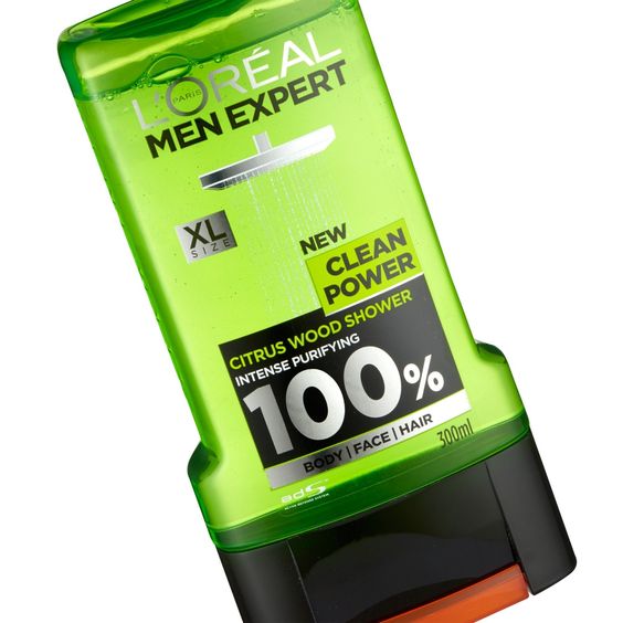 Loreal Men Expert Clean Power Shower Gel , Body Wash 300ml 2 Loreal Men Expert Clean Power Shower Gel