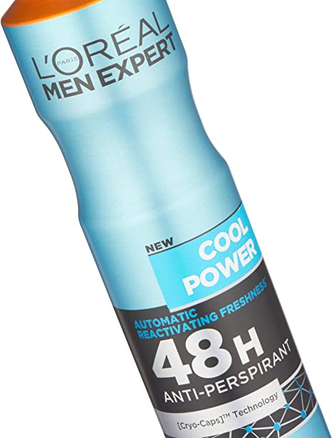 Loreal Men Expert Cool Power 48H Deodorant 250 ml 4 Loreal Men Expert Cool Power 48H Deodorant 250 ml - Image 2