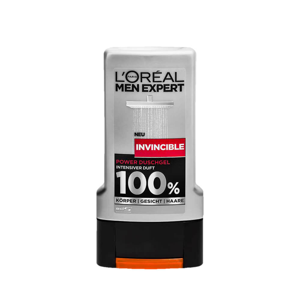Loreal Men Expert Invincible Shower Gel , Body Wash 300ml 2 Loreal Men Expert Invincible Shower Gel