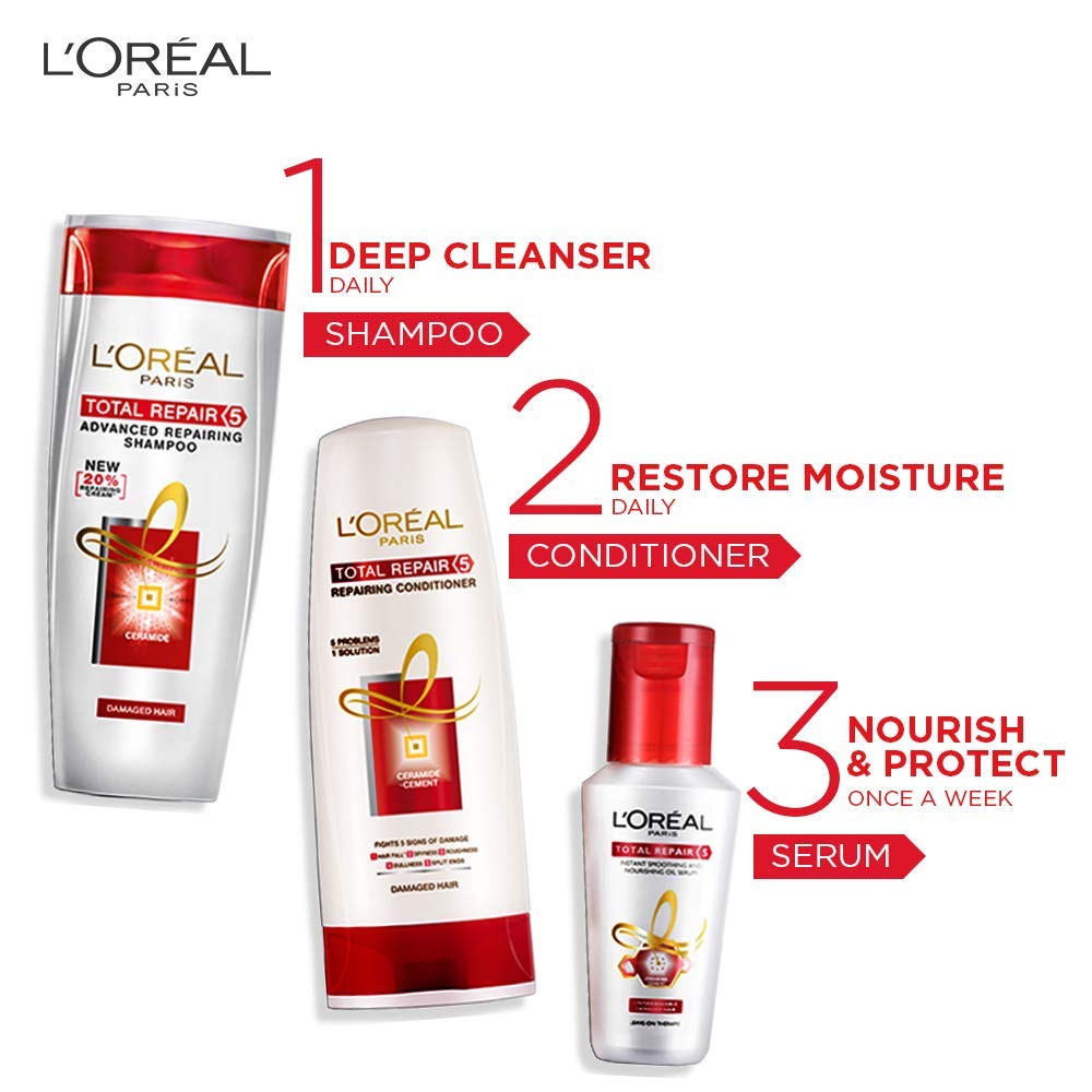 Loréal Paris total repair 5 shampoo and conditioner 175ml 4 Loréal Paris total repair 5 shampoo and conditioner 175ml