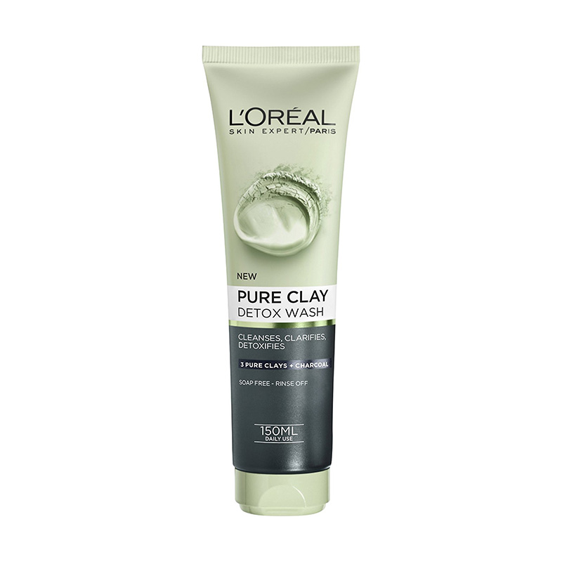 Loreal Skincare Pure-Clay Facial Cleanser, Face Wash for All Skin Types 2 Loreal Skincare Pure-Clay Facial Cleanser