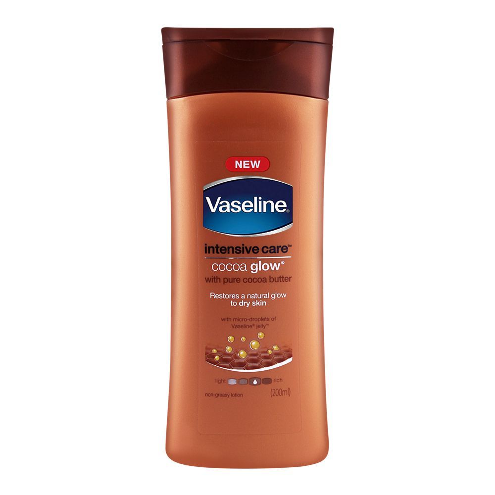 Original Vaseline Intensive Care Cocoa Radiant Lotion 200ml 1 Original Vaseline Intensive Care Cocoa Radiant Lotion 200ml