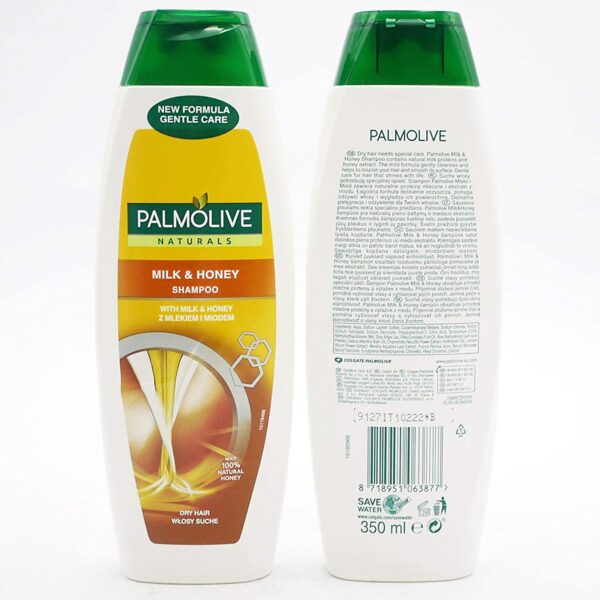 Palmolive Naturals Milk & Honey Shampoo 350ml UK made