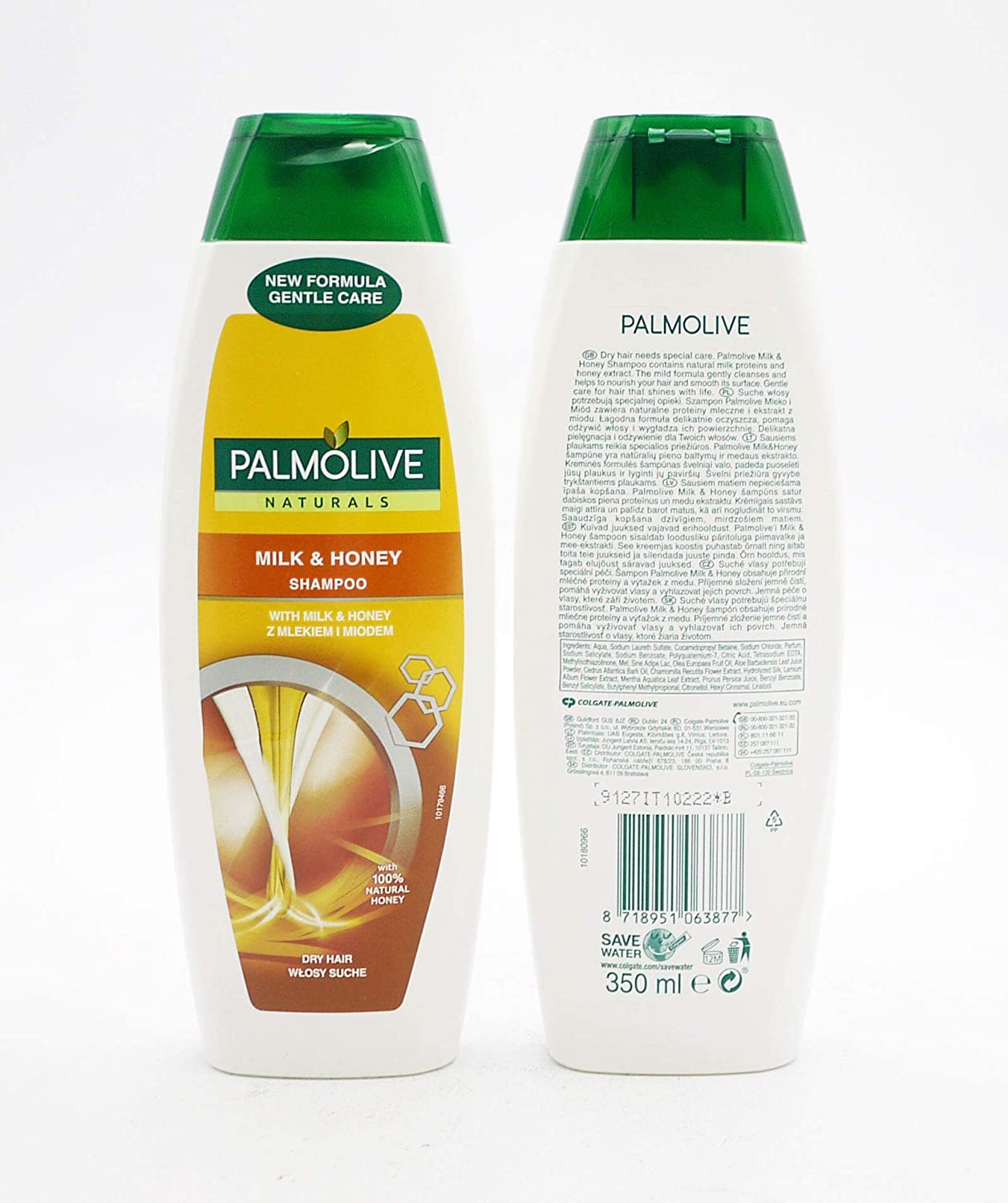 Palmolive Naturals Milk & Honey Shampoo 350ml UK made 2 Palmolive Naturals Milk & Honey Shampoo 350ml UK made