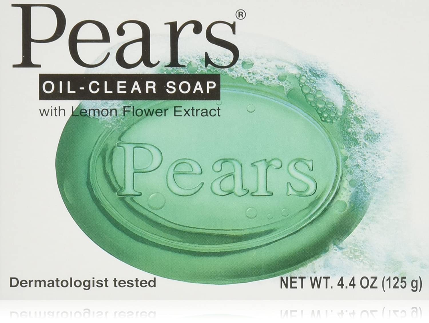 Pears Soap Oil Clear With Lemon Flower Extract 125g 2 Pears Soap Oil Clear With Lemon Flower Extract 125g