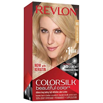 Revlon colorsilk hair color 3D technology (light ash blonde #80) 1 colorsilk hair color 3D technology (light ash blonde #80)
