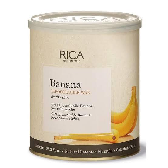 Rica Banana Hair Wax 800 grams 1 rica banana hair wax 800 grams Rica Banana Hair Wax 800 grams