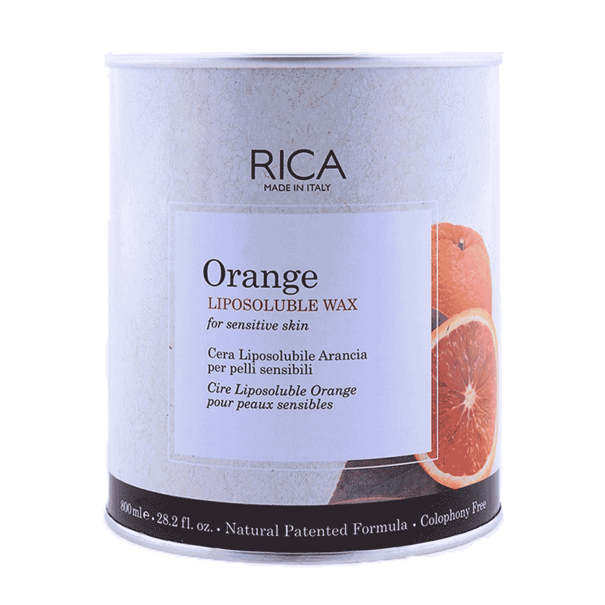 Rica Liposoluble Wax Orange 800ml 2 Rica Liposoluble Wax Orange 800ml