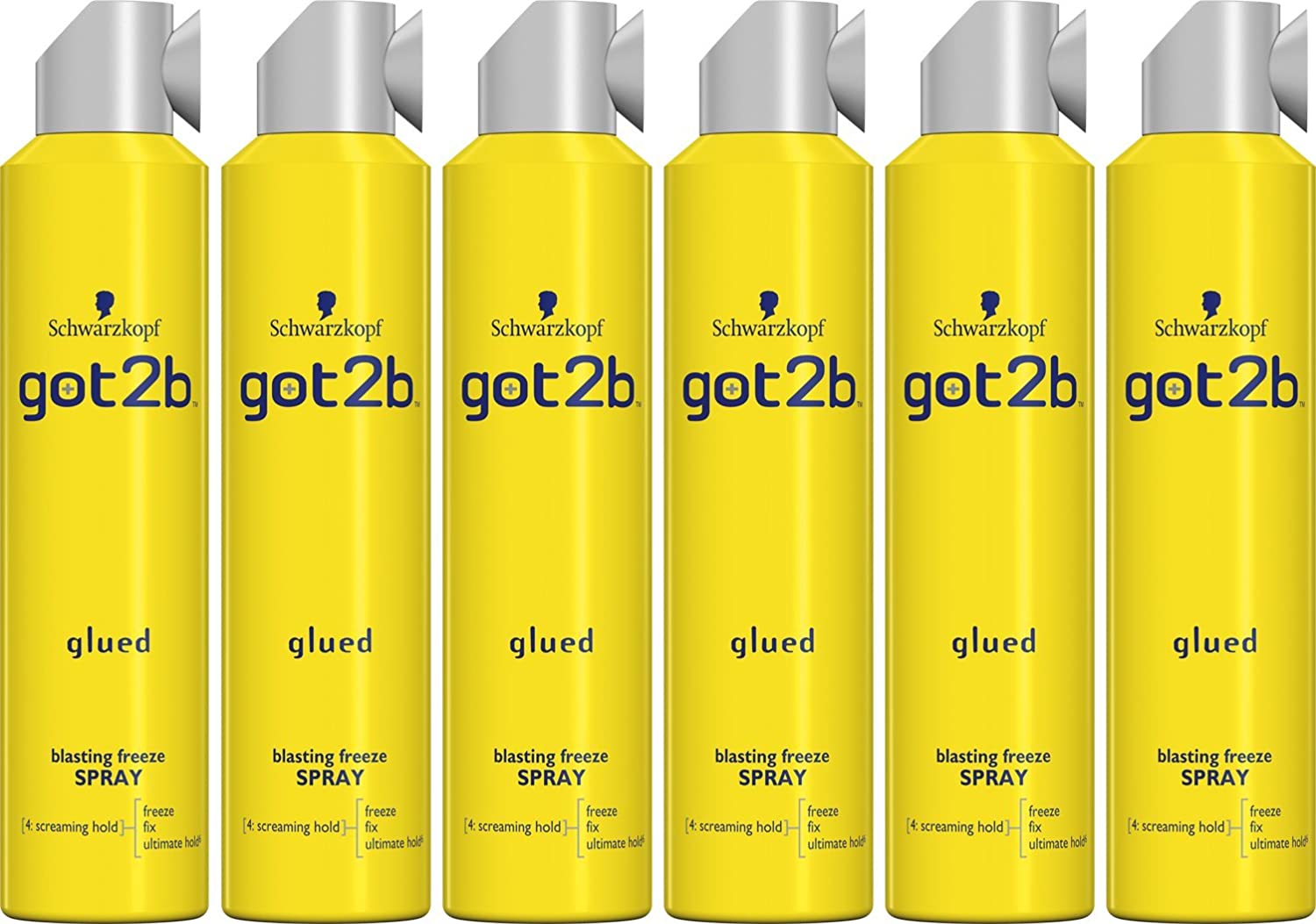 Schwarzkopf Got 2B Glued Hair Spray 300ml 4 Got 2B Glued Hair Spray 300ml