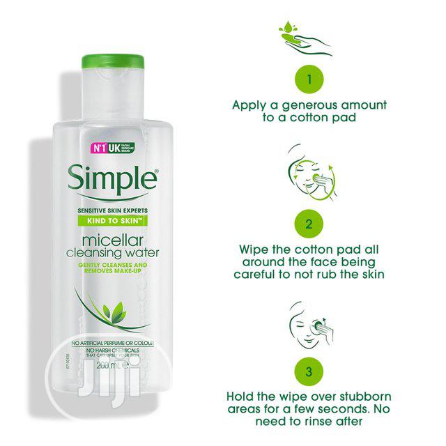 Simple Kind to Skin Micellar Cleansing Water 200ml 4 Simple Kind to Skin Micellar Cleansing Water 200ml
