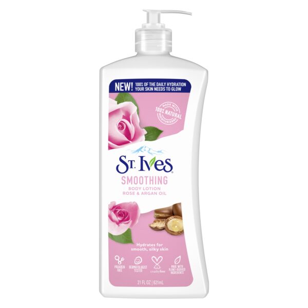 Bath and Body 22 St Ives Smoothing Rose & Argan Oil Body Lotion
