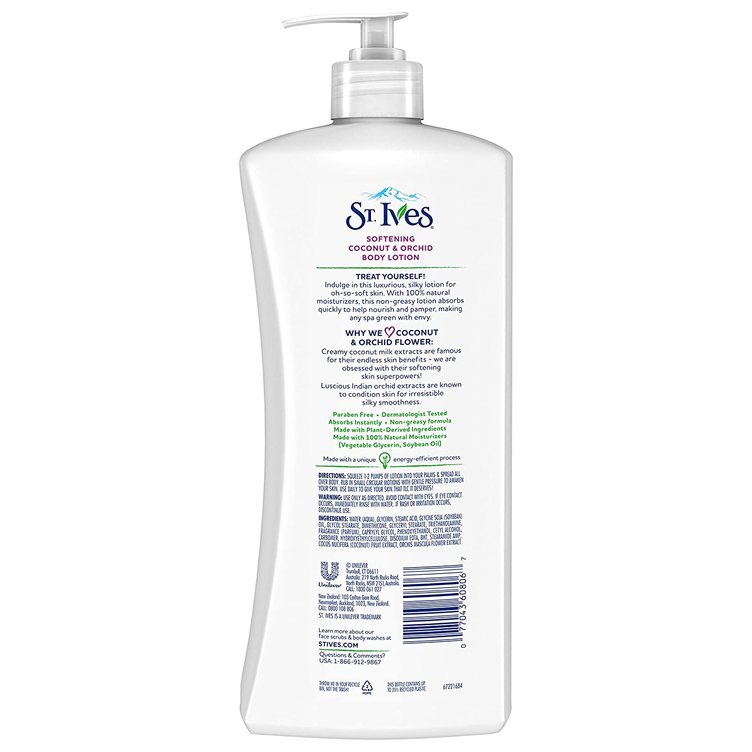 St Ives Softening Coconut & Orchid Body Lotion 6 St Ives Softening Coconut & Orchid Body Lotion