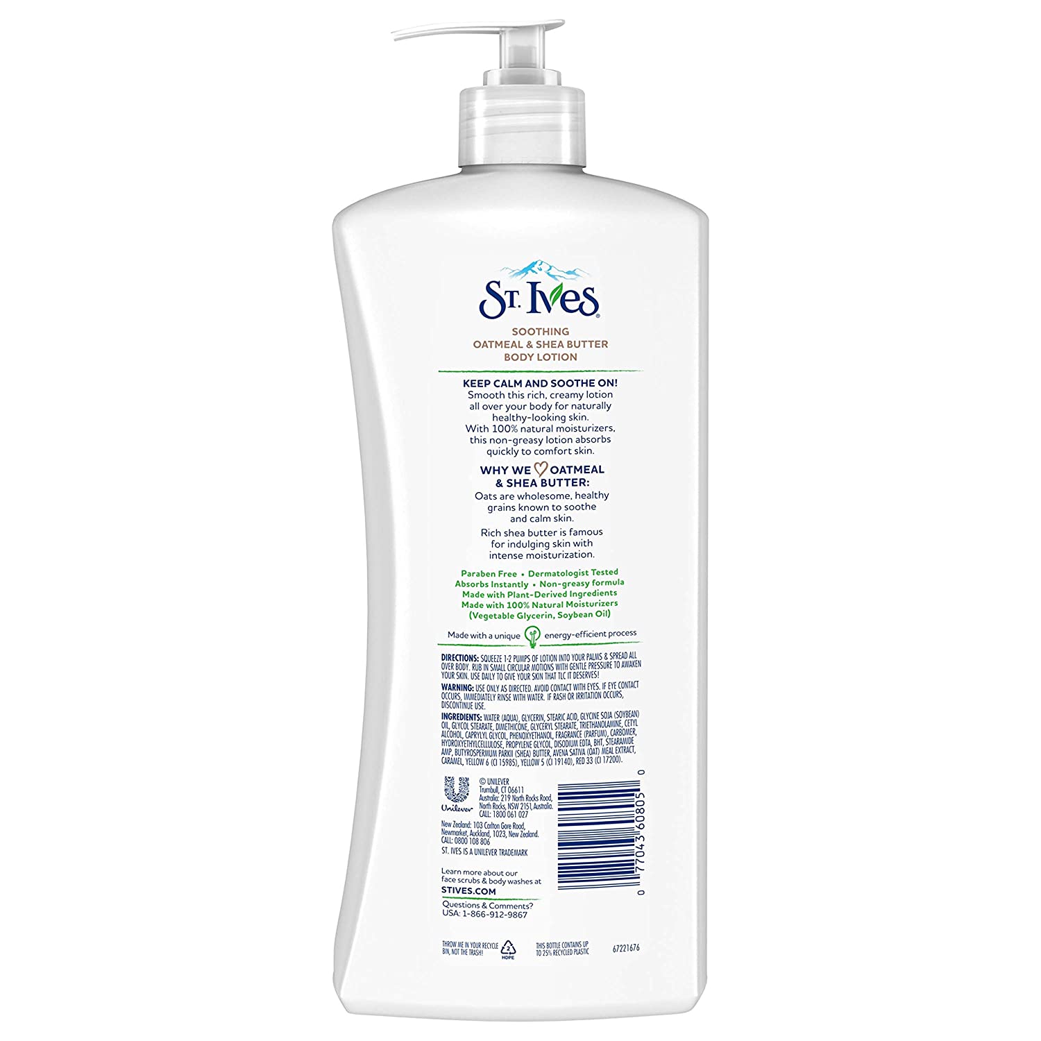St Ives Soothing Oatmeal & Shea Body Lotion 6 St Ives Soothing Oatmeal & Shea Body Lotion