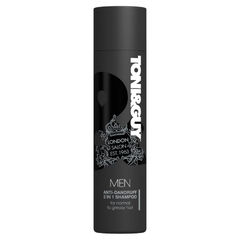Toni and Guy Men 2 In 1 Anti Dandruff Shampoo & Conditioner 250ml 1 Toni and Guy Men 2 In 1 Anti Dandruff Shampoo & Conditioner 250ml