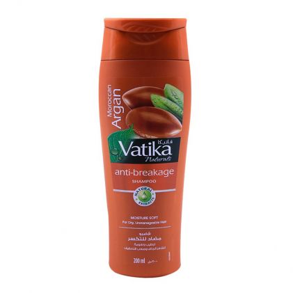 Vatika Moroccan Argan Anti-Breakage Shampoo 400Ml 2 Vatika Moroccan Argan Anti-Breakage Shampoo 400Ml + Argan Oil 100 Ml
