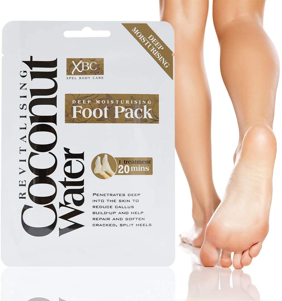 XBC Deep Moisturising Revitalising Coconut Water Foot Pack 2 XBC Deep Moisturising Revitalising Coconut Water Foot Pack