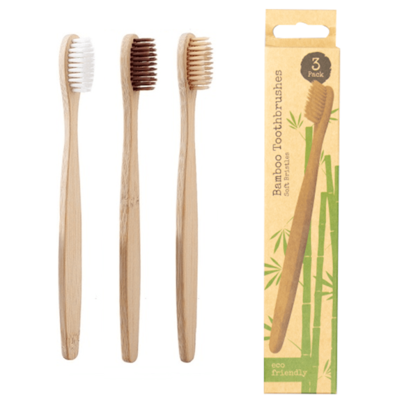 XPEL Bamboo Toothbrush 3 pack