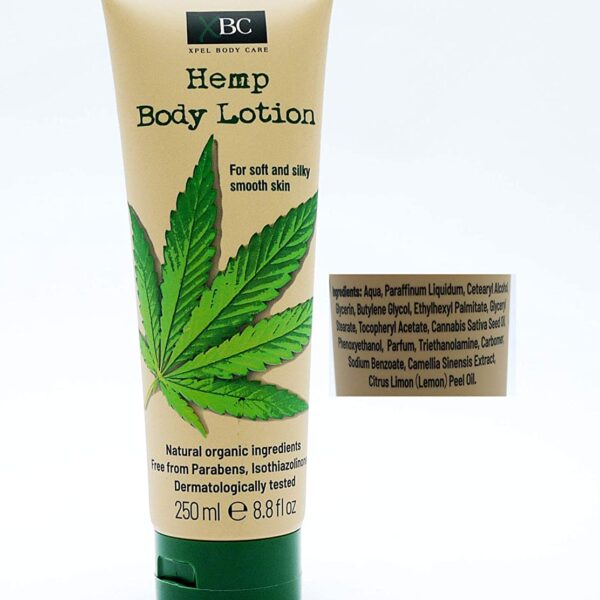 Bath and Body 25 Xpel Xbc Hemp Body Lotion 250ml