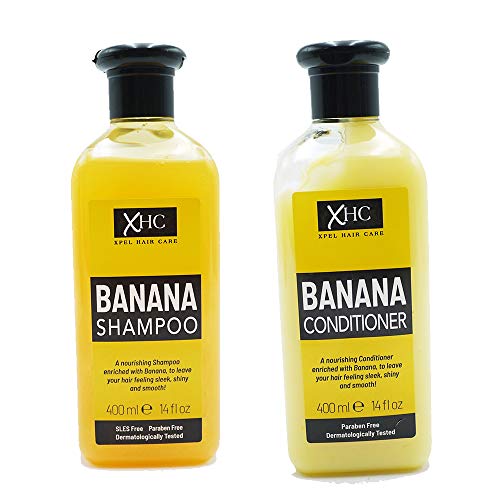 Xpel Xhc Banana Shampoo And Conditioner 400ml 1 Xpel Xhc Banana Shampoo And Conditioner 400ml