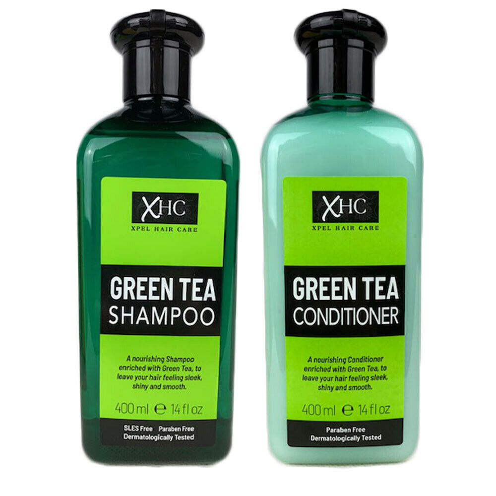 Xpel Xhc Green Tea Shampoo And Conditioner 400ml 1 Xpel Xhc Green Tea Shampoo And Conditioner 400ml