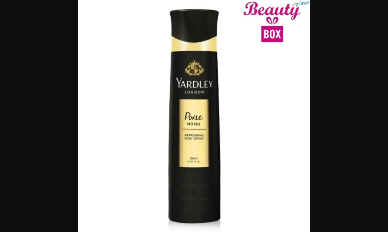 Yardley Poise Noire Deodorant Body Spray, For Women, 150ml 1 Yardley_Poise Noire Deodorant Body Spray