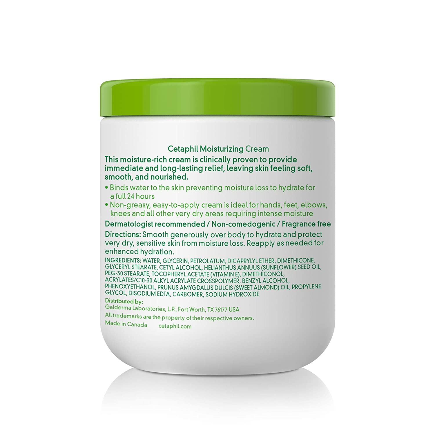 Cetaphil Moisturizing Cream for Dry/Sensitive Skin 566gm 5 Cetaphil Moisturizing Cream for Dry/Sensitive Skin 566gm - Image 3