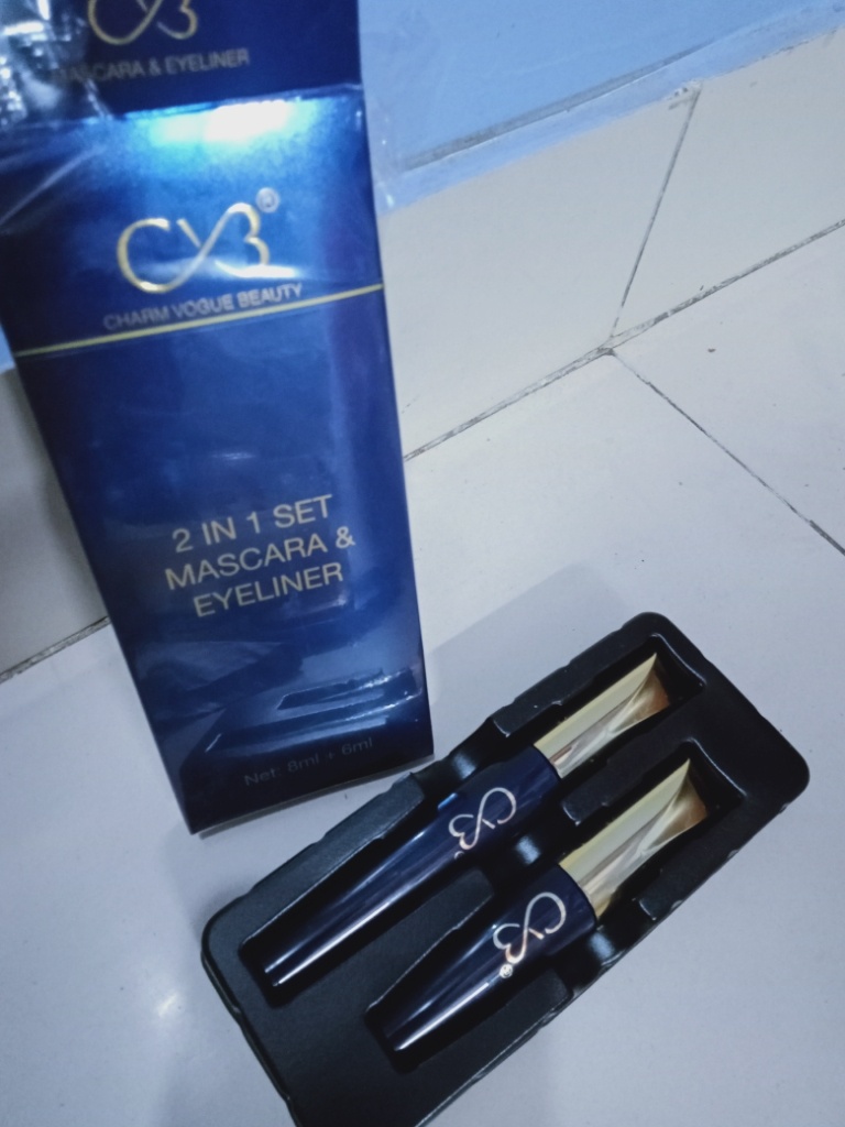 CVB Mascara and Eyeliner Set 2 in 1 Original Picture Attached 4 CVB Mascara and Eyeliner Set 2 in 1 Original Picture Attached - Image 2