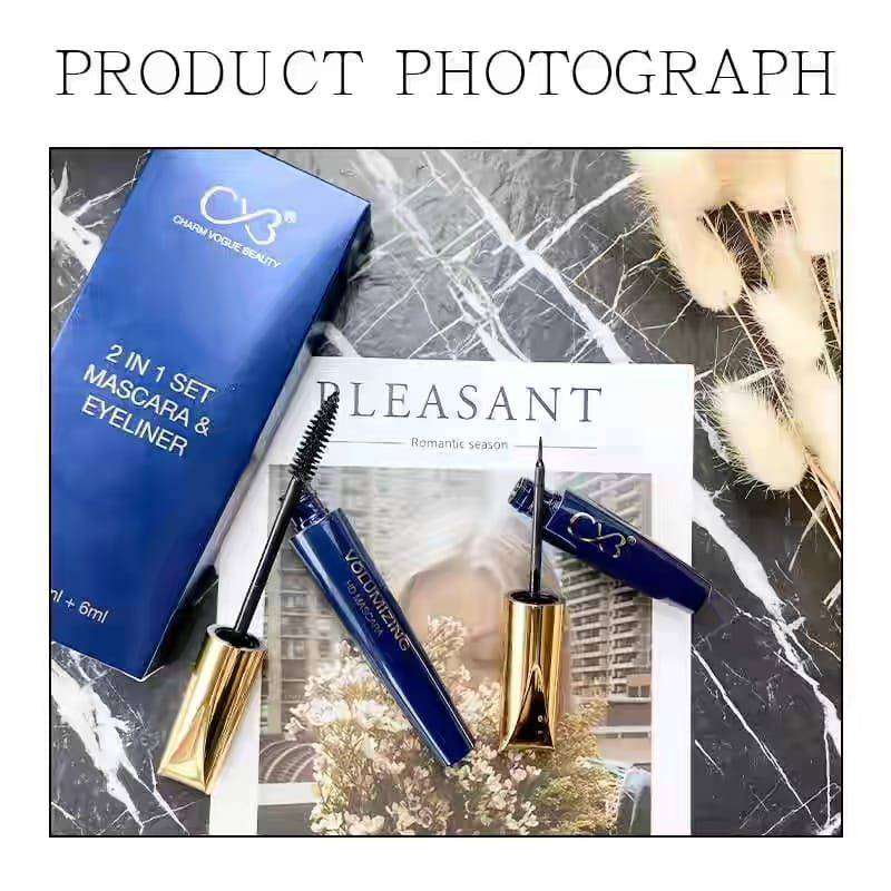 CVB Mascara and Eyeliner Set 2 in 1 Original Picture Attached 5 CVB Mascara and Eyeliner Set 2 in 1 Original Picture Attached - Image 3