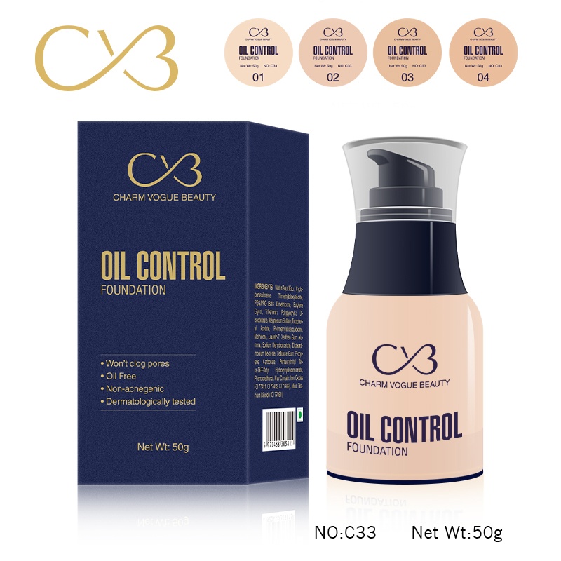 CVB Oil Control Foundation 50g 2 cvb oil control foundation 50g 1 CVB Oil Control Foundation 50g