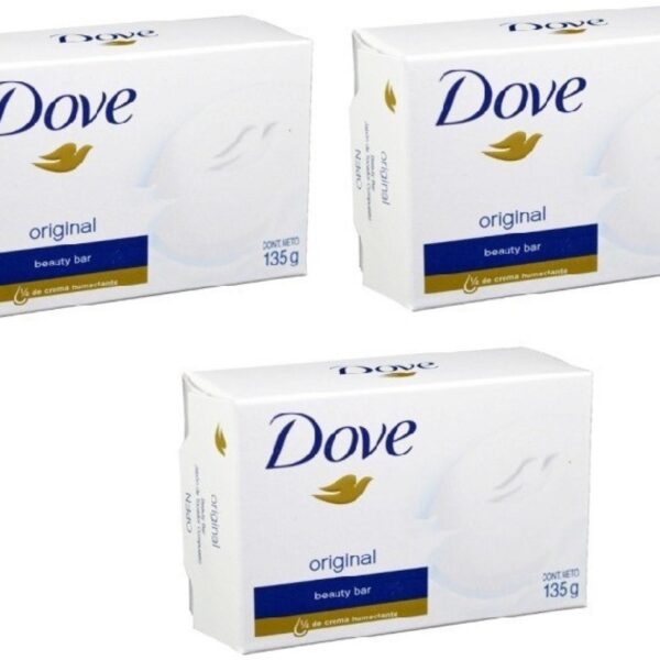 Bath and Body 52 Dove Original Soap Beauty Bar 135gm , pack of 3