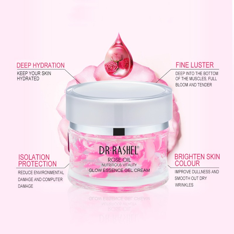 Dr. Rashel Rose Oil Nutritious Glow Gel Cream 50g 5 Dr. Rashel Rose Oil Nutritious Glow Gel Cream 50g - Image 3
