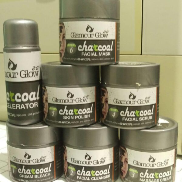 Glamour Glow Charcoal Facial Kit 7 in 1 Professional Facial kit