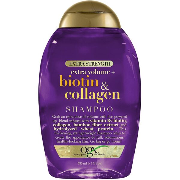 OGX Biotins and Collagen Shampoo 385ml USA Made