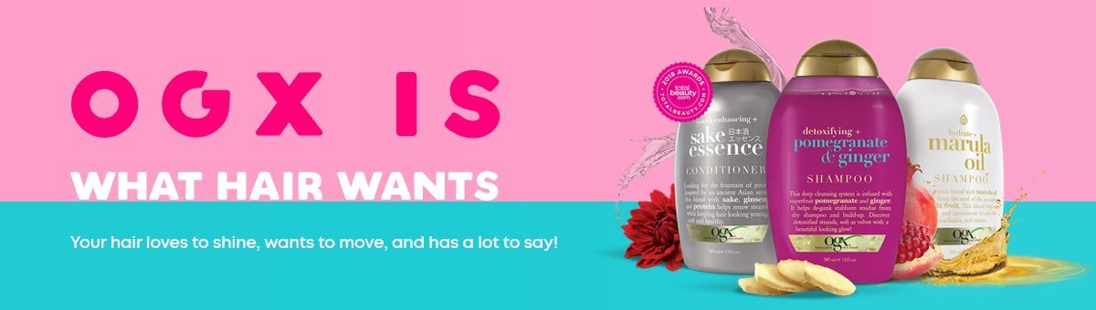 OGX Moroccan Argan Oil Shampoo & Conditioner – Je 370 Ml – Für Glänzendes, Geschmeidiges Haar