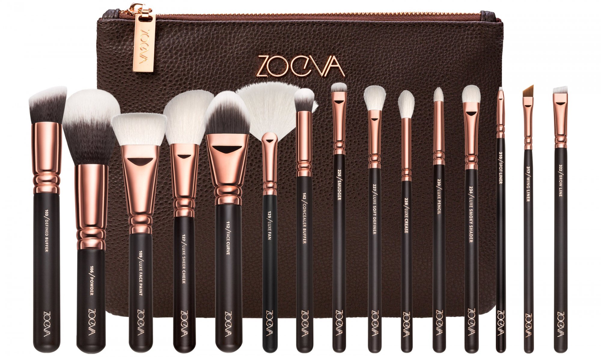 Zoeva Makeup Brushes 15 Pcs Professional Makeup Brushes set 4 Zoeva Makeup Brushes 15 Pcs Professional Makeup Brushes set - Image 2