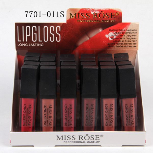 Miss Rose Cosmetics 100 Miss Rose Long Lasting Lipgloss 7701-011S