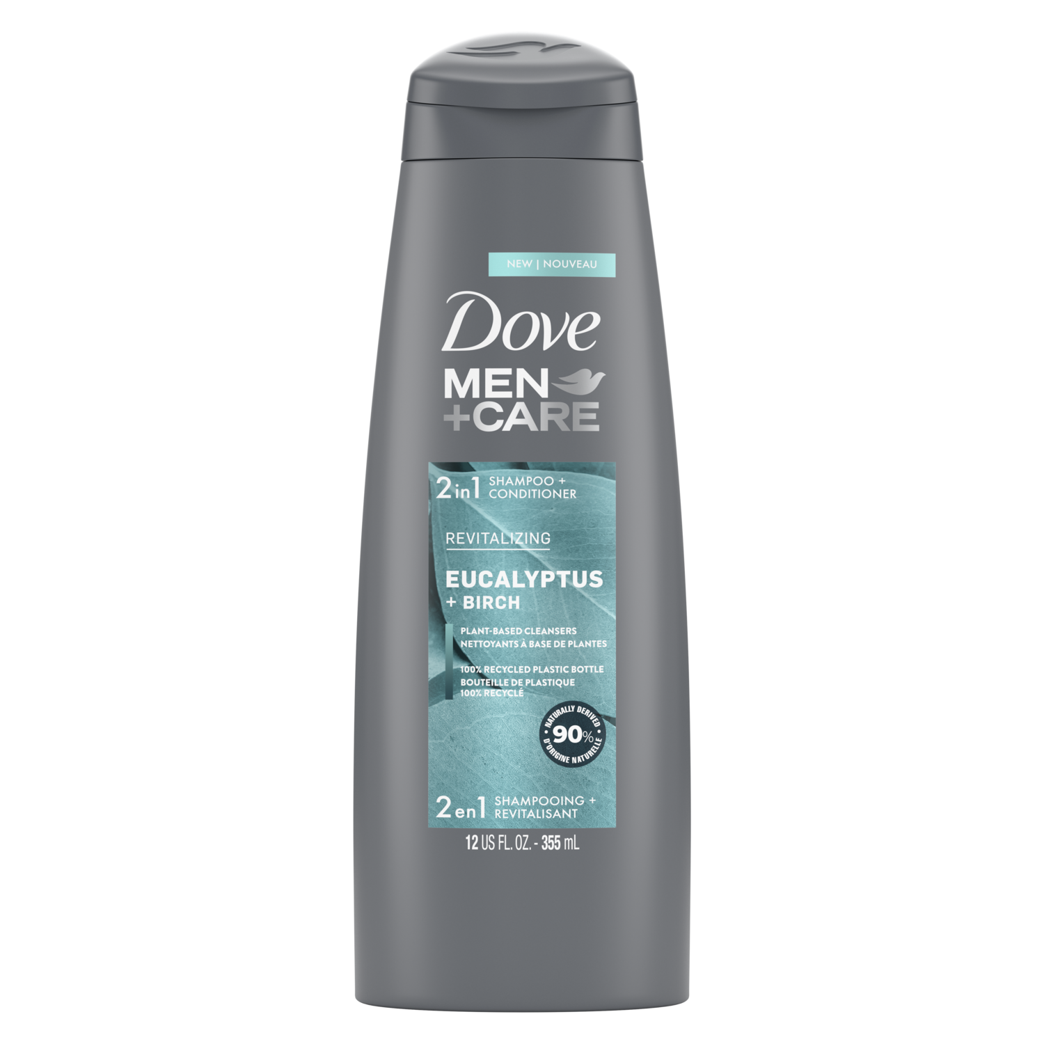 Dove Men + Care Usa 2In1 Sham+Cond Revitalizing Eucalyptus + Birch 12Oz/355Ml 3 Dove Men + Care Usa 2In1 Sham+Cond Revitalizing Eucalyptus + Birch 12Oz/355Ml