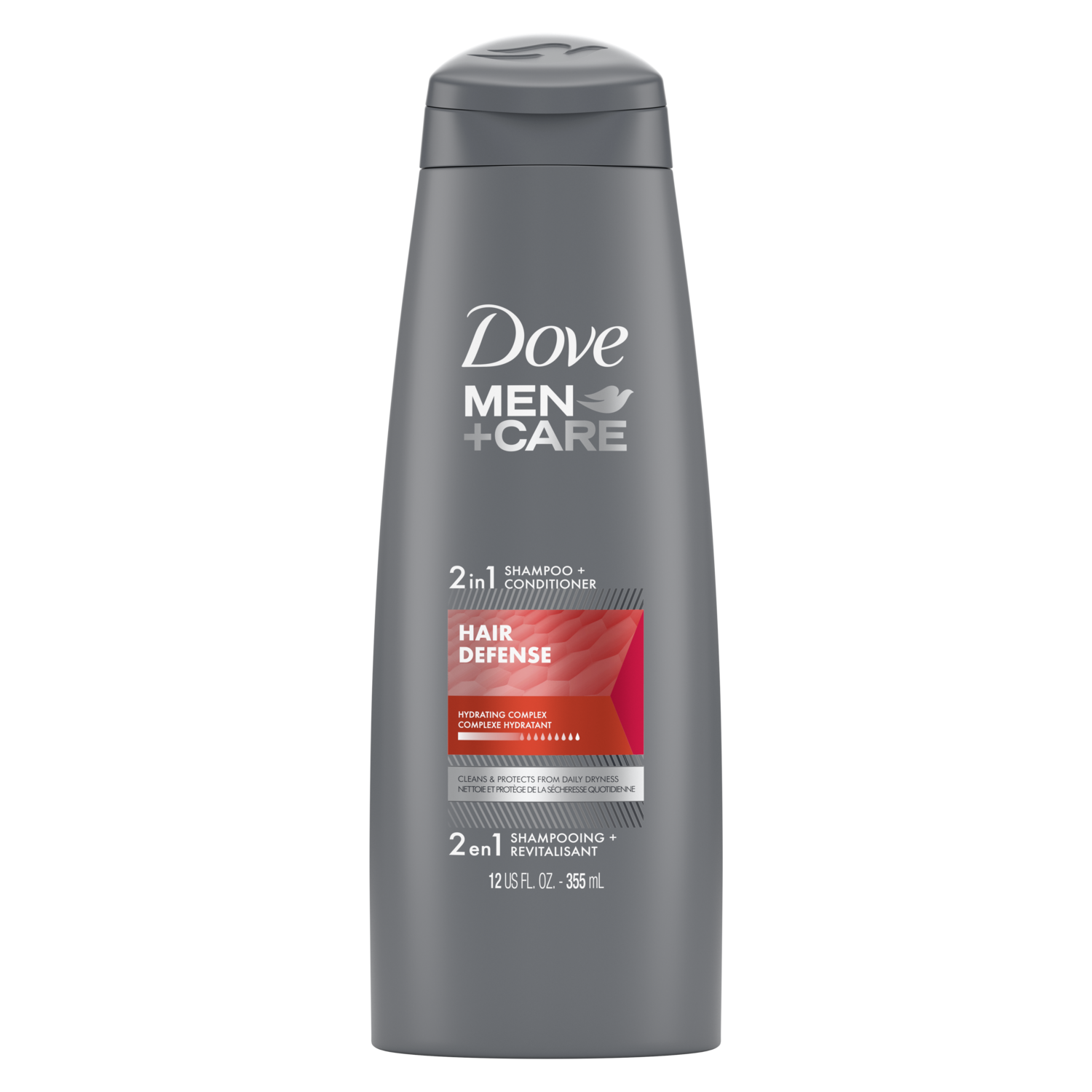 Dove Men + Care Usa 2In1 Sham+Cond Hair Defense 12Oz/355Ml 3 Dove Men + Care Usa 2In1 Sham+Cond Hair Defense 12Oz/355Ml