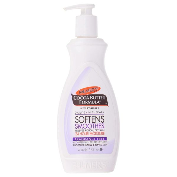 Bath and Body 6 PALMERS BODY LOTION COCOA BUTTER FRAGRANCE FREE 400 ML