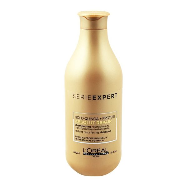 Serie Expert Shampoo Gold Quinoa+Protein Absolut Repair 300Ml