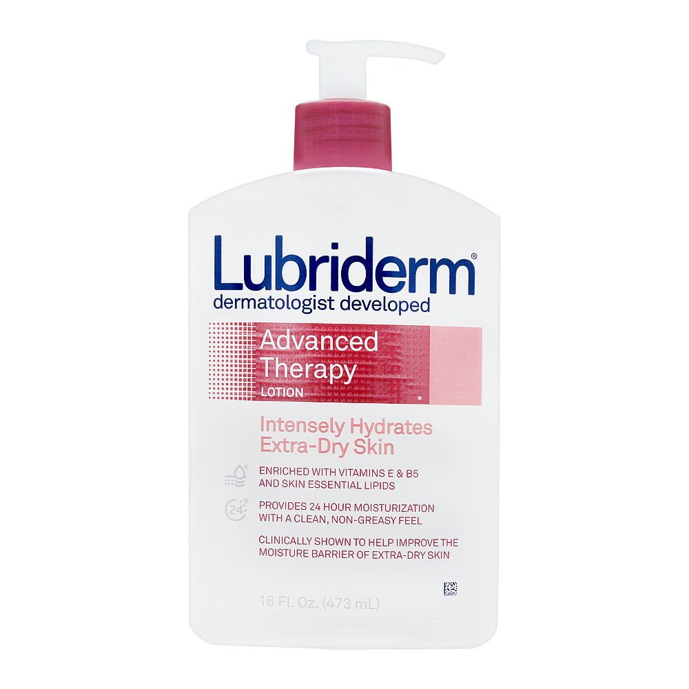 Lubriderm Lotion Advanced Therapy Intensely Hydrates ExtraDry Skin