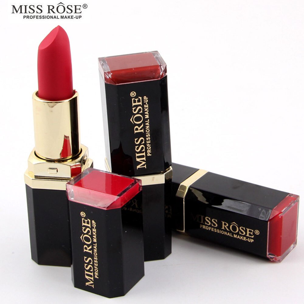 Miss Rose 3D Mineral Lipstick - Black 3 Miss Rose 3D Mineral Lipstick - Black